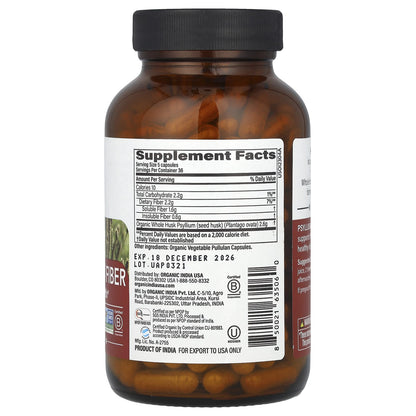 Whole Husk Psyllium 180 Capsules