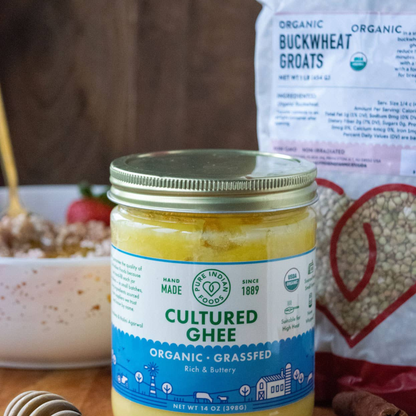 Cultured Ghee, Grassfed and Certified Organic