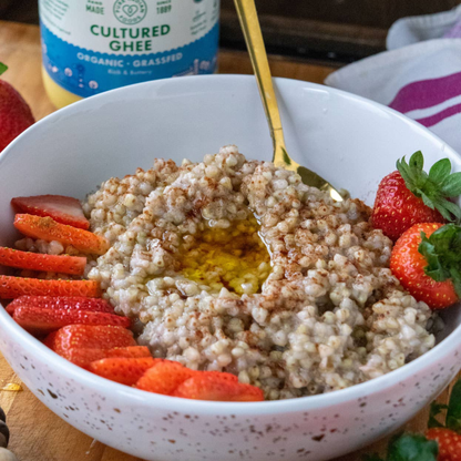 Cultured Ghee, Grassfed and Certified Organic