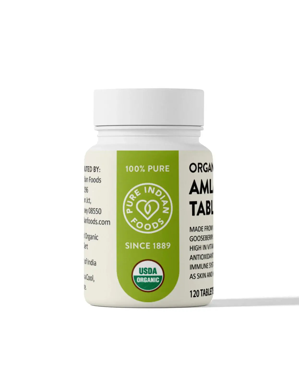 Organic Amla (Amalaki) Tablets (120 ct)