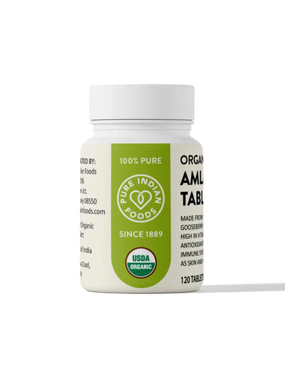 Organic Amla (Amalaki) Tablets (120 ct)