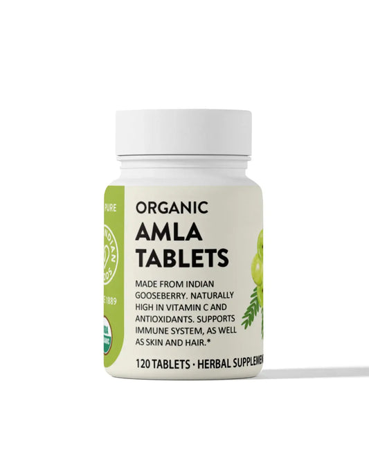 Organic Amla (Amalaki) Tablets (120 ct)