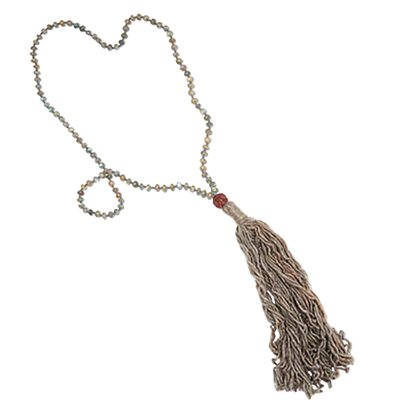 Labradorite + Harda Mala Necklace: