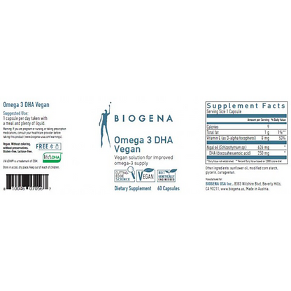 Omega 3 DHA Vegan