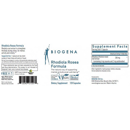 Rhodiola Rosea Formula