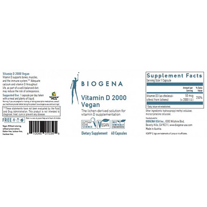 Vitamin D 2000 Vegan Formula