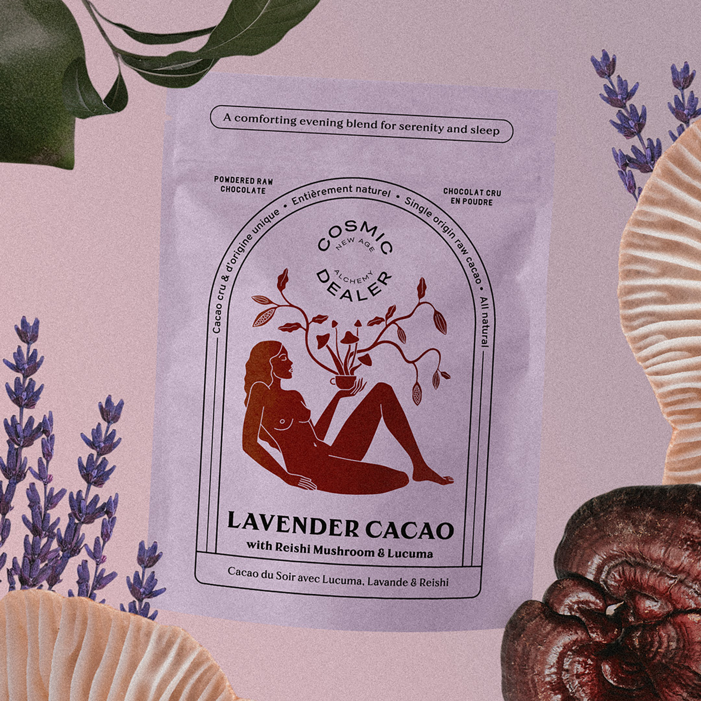 Night - Lavender Cacao Drinking Chocolate