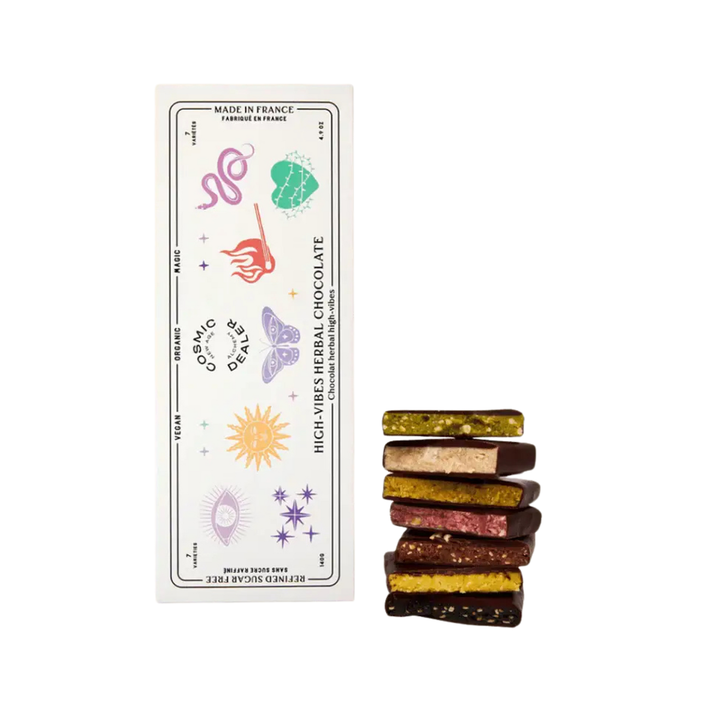 Discovery box: 7 nut butter chocolates