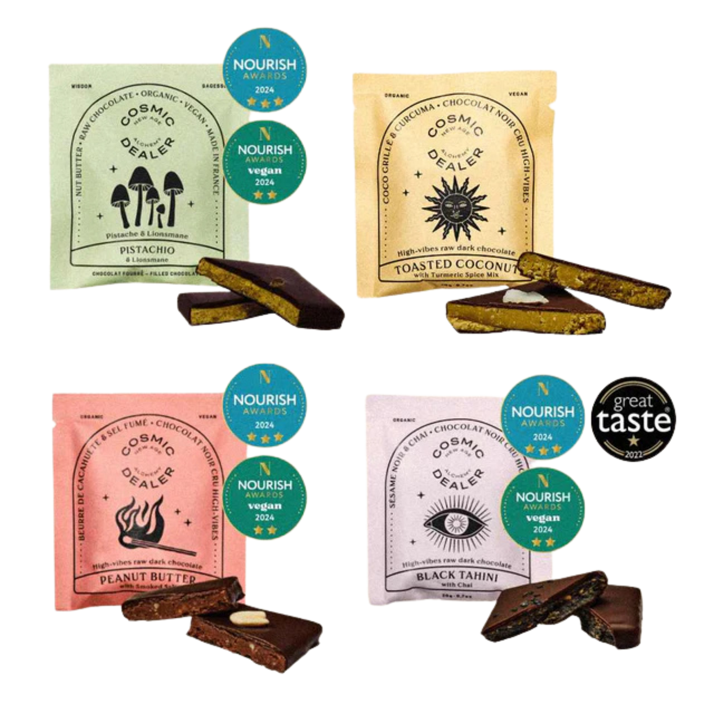 Discovery box: 7 nut butter chocolates