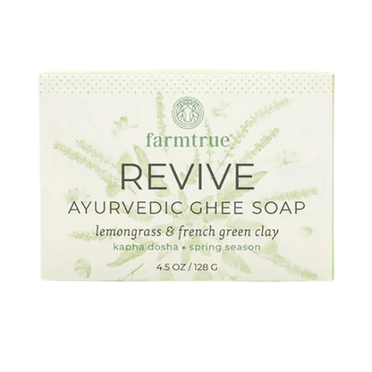 Revive Lemongrass & French Green Clay Ghee Soap