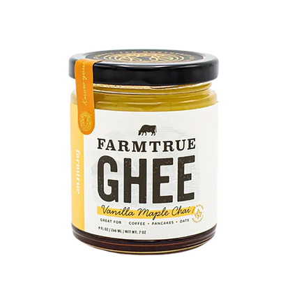 Organic grass-fed Ghee Vanilla Maple Chai 9 oz