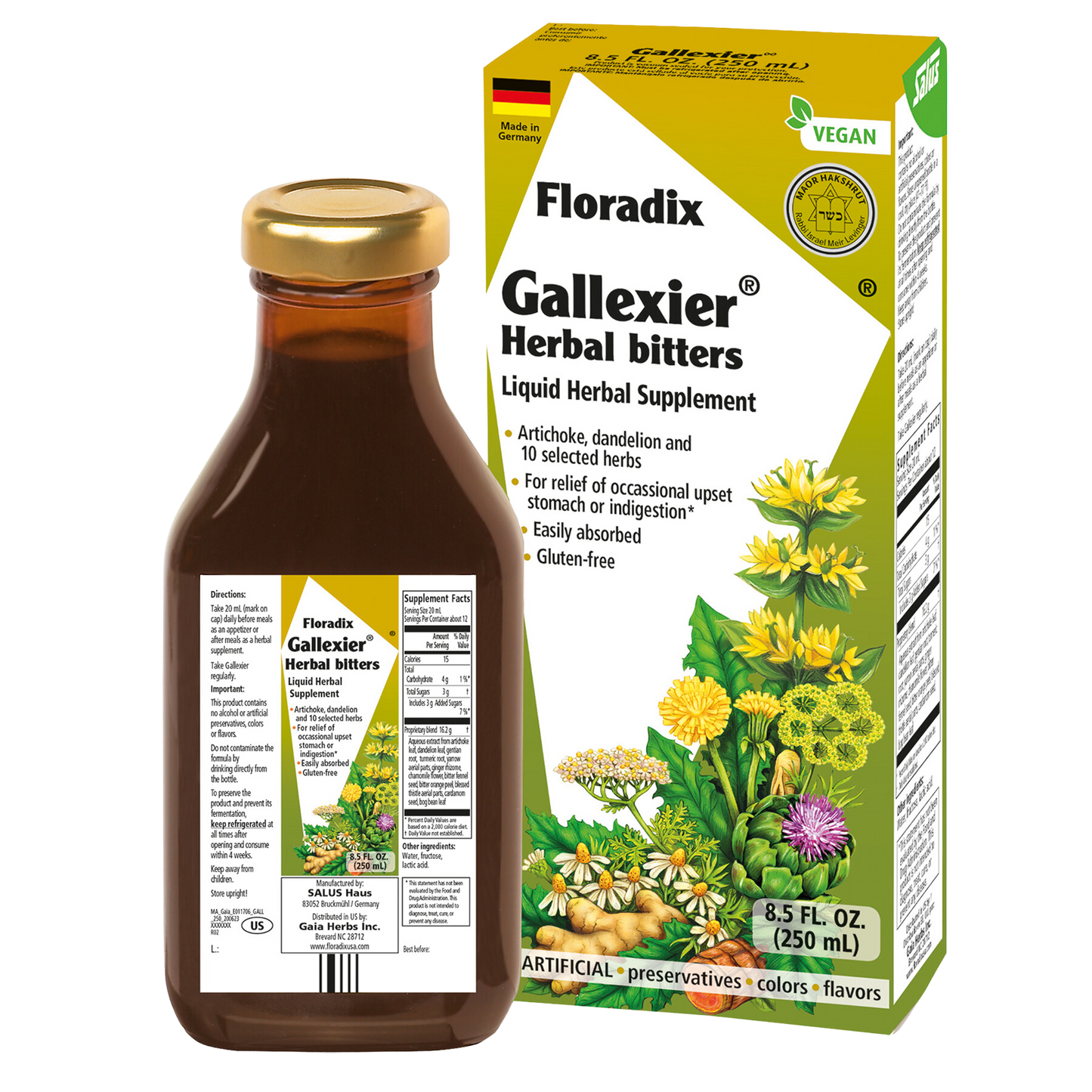 Floradix Gallexier Herbal Bitters