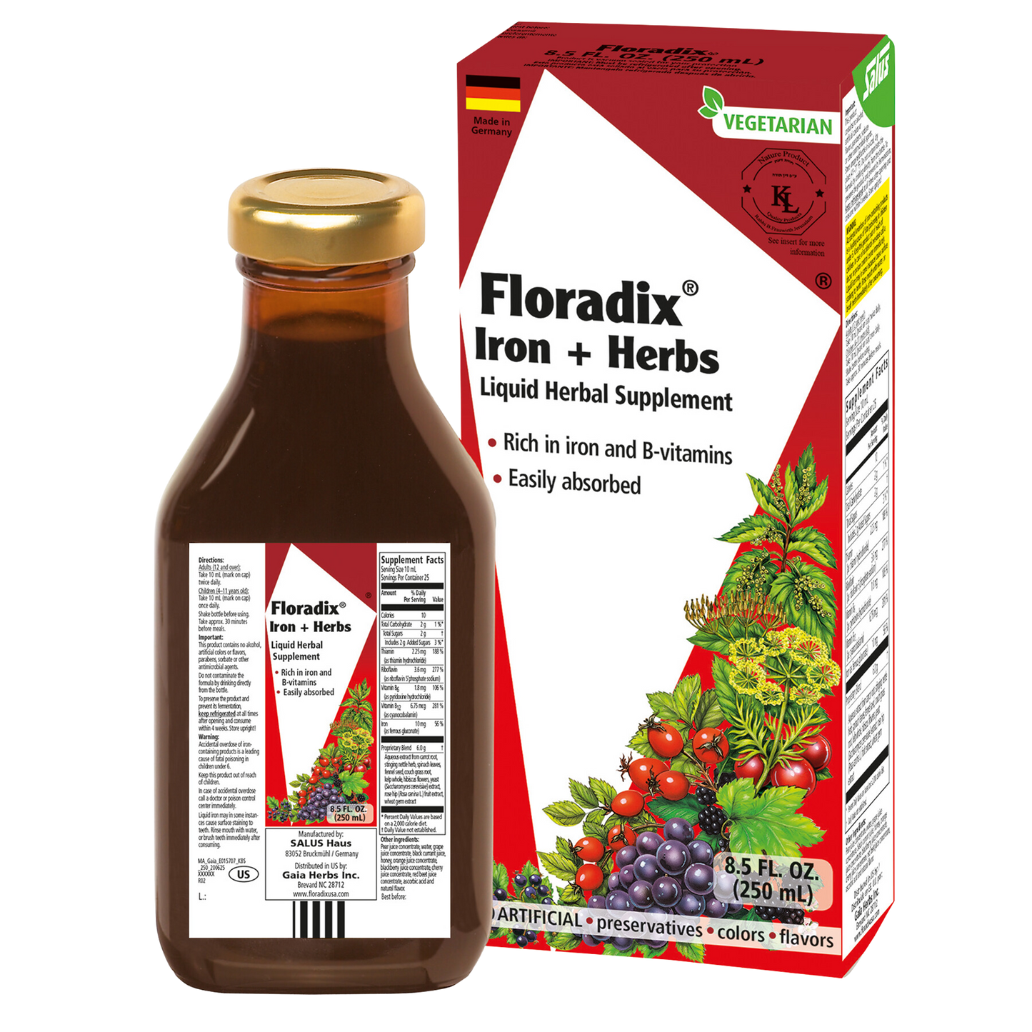 Floradix Iron & Herbs 8.5 oz