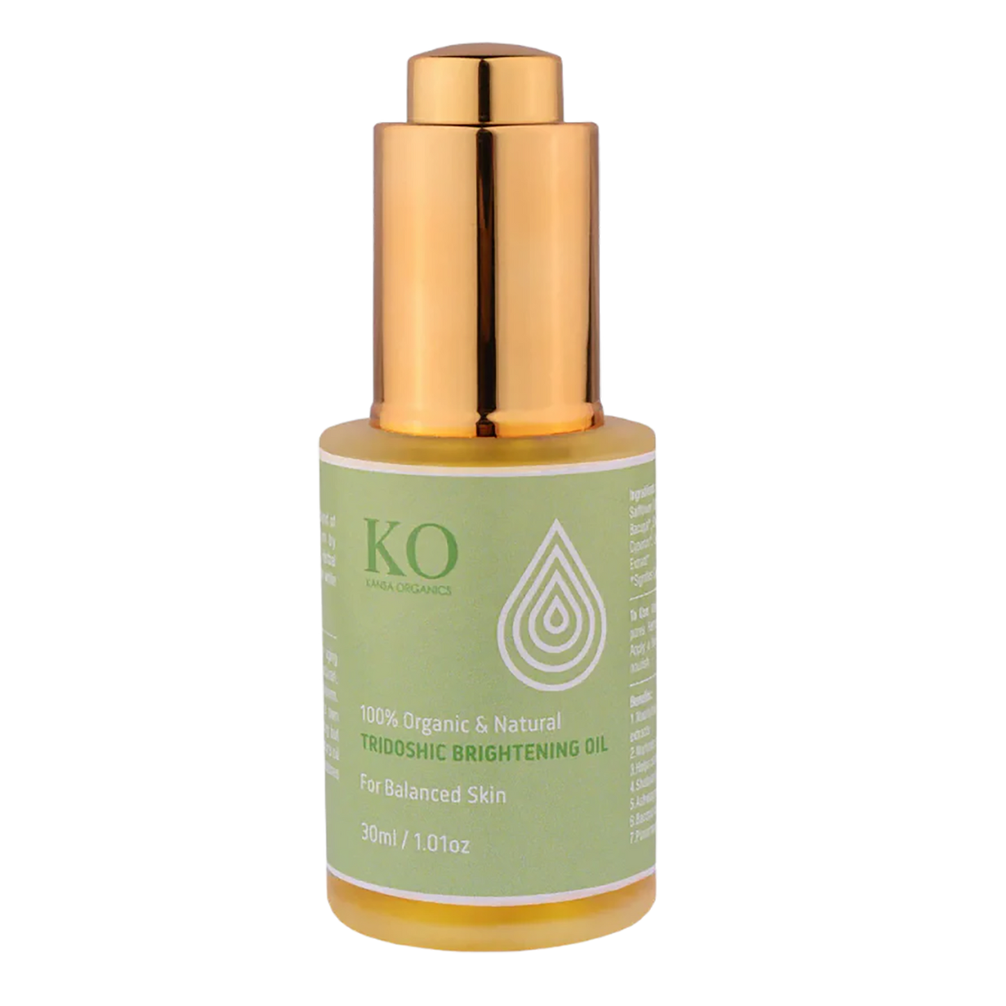 Tridoshic Brightening Face Oil 30ml