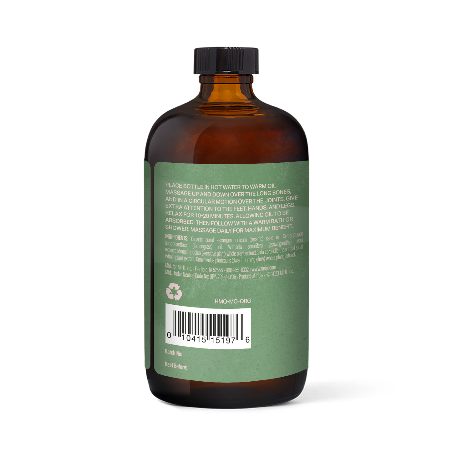 Moisturize Herbal Massage Oil