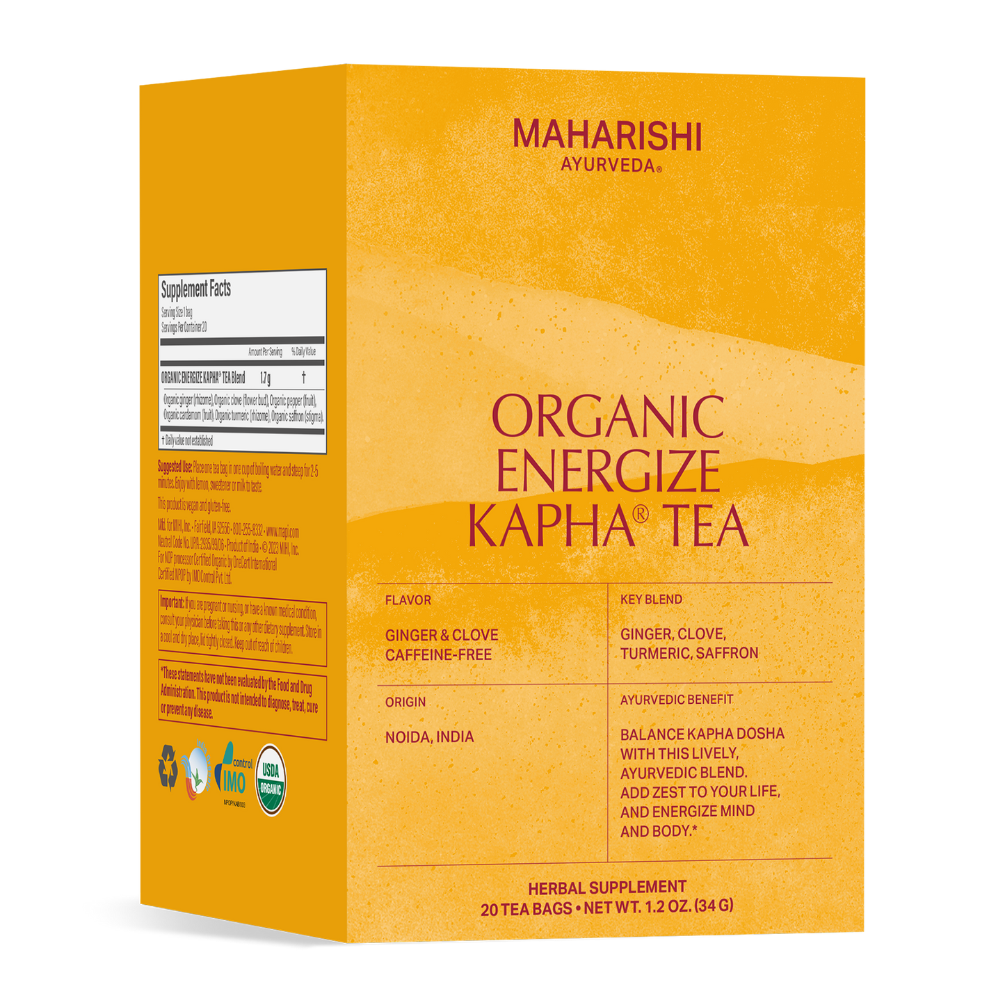 Organic Energize Kapha® Tea