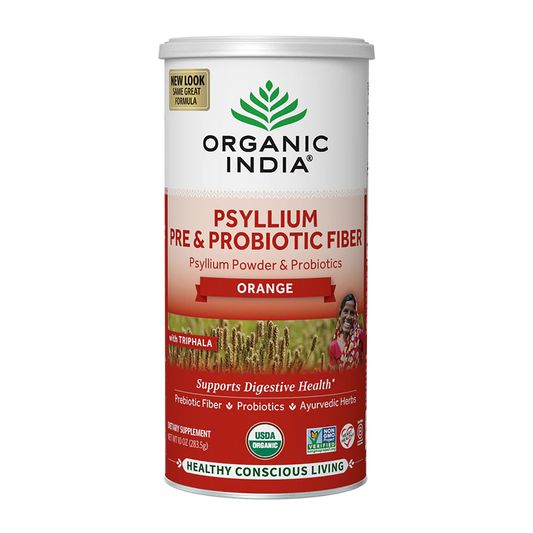 Psyllium Pre & Probiotic Fiber Orange Canister