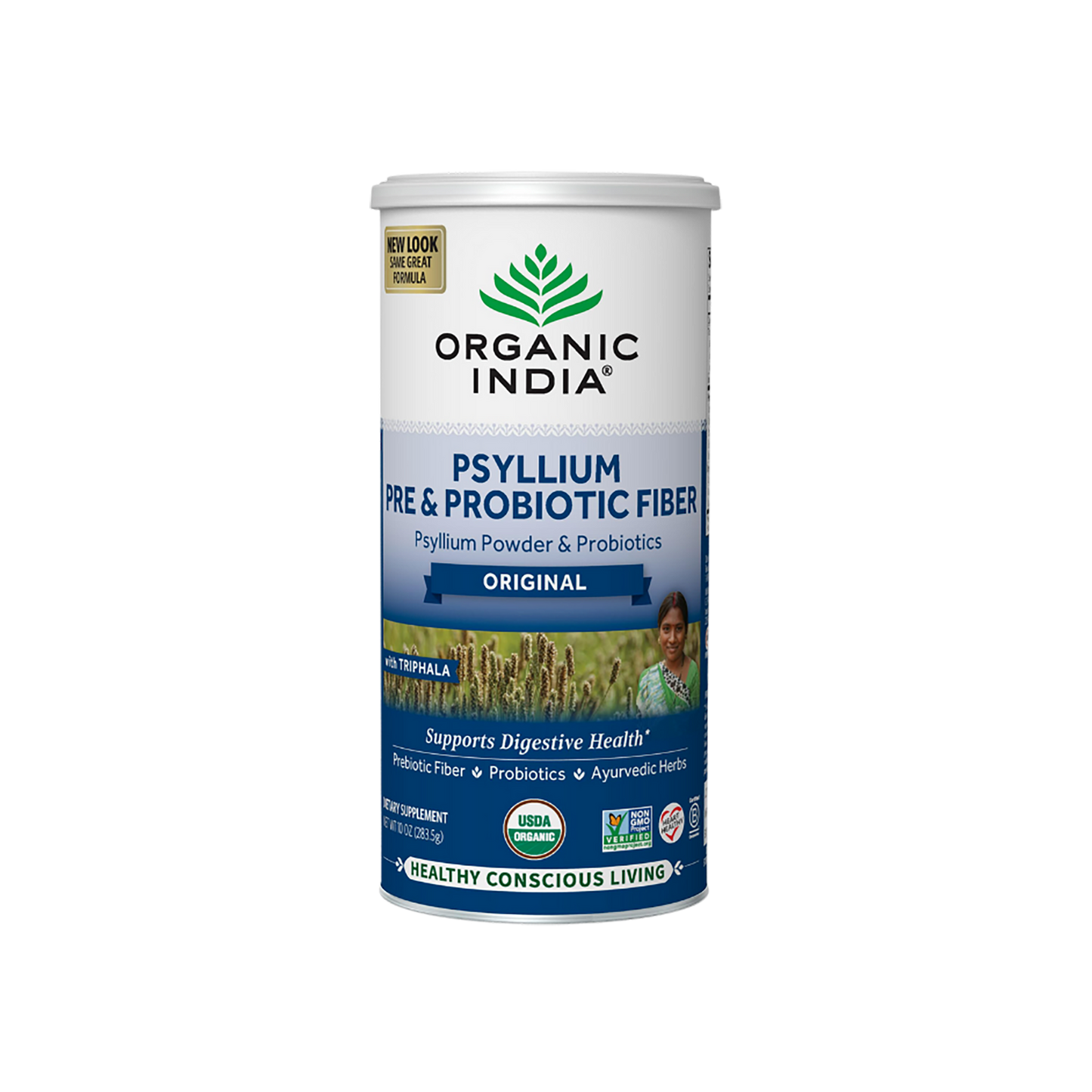 Psyllium Pre & Probiotic Fiber Original Canister