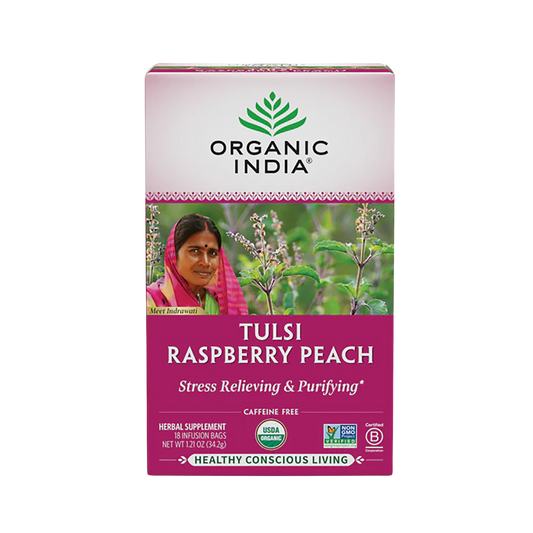 Tulsi Raspberry Peach Tea