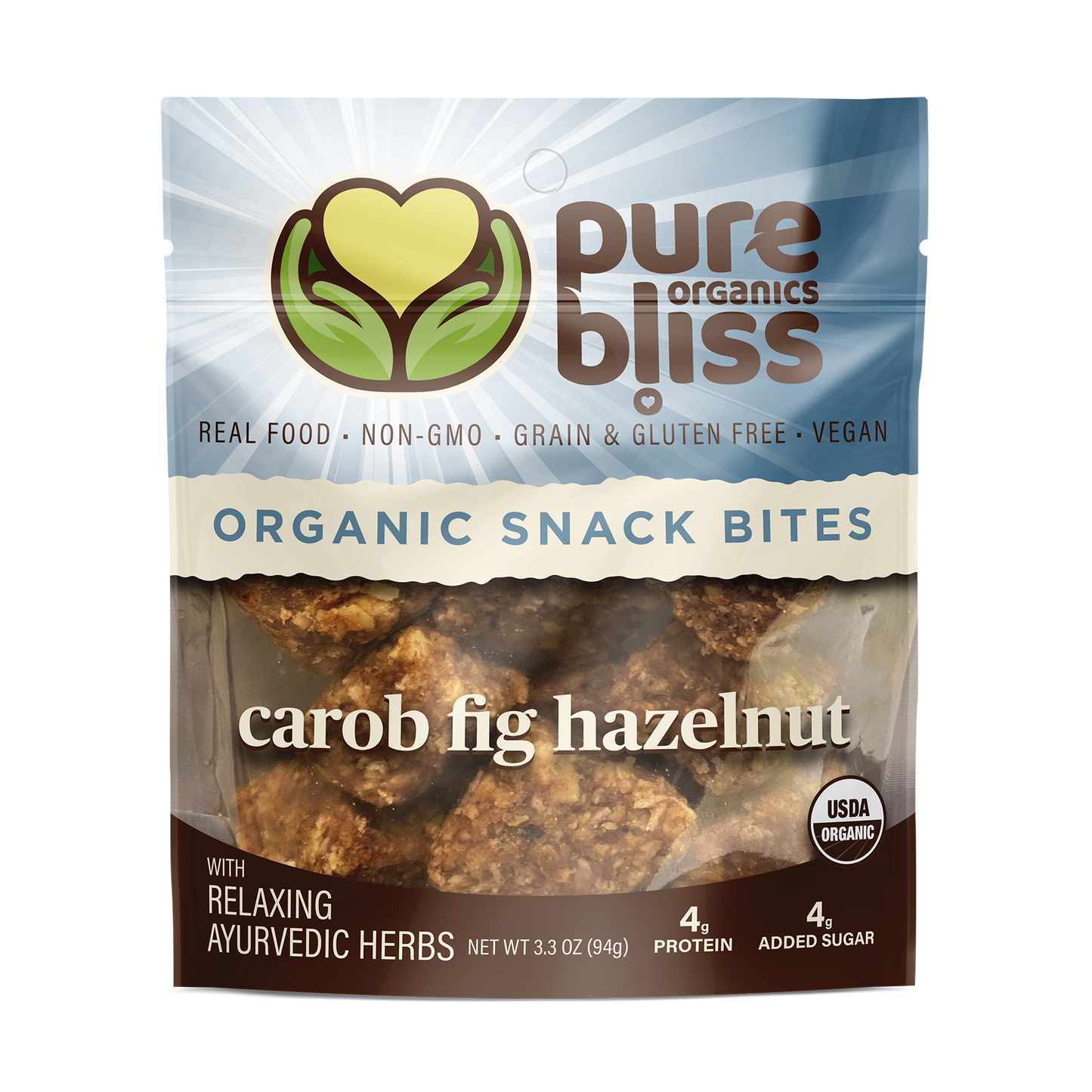 Carob Fig Hazelnut Herb Energy Bites