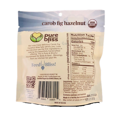 Carob Fig Hazelnut Herb Energy Bites