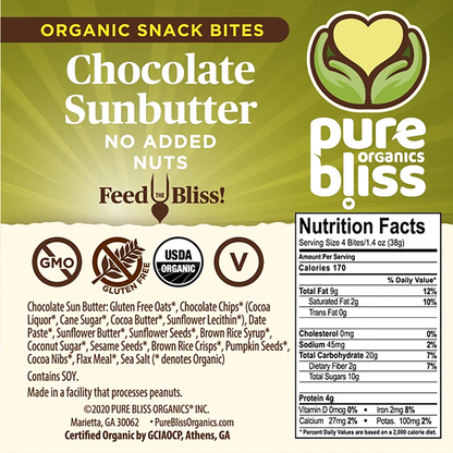 Chocolate Sun Butter Nut Free - 4.2oz