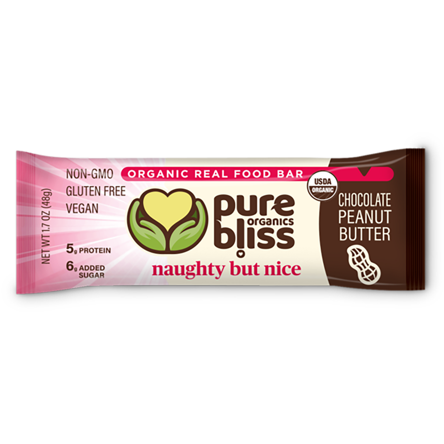 Naughty but Nice Chocolate Peanut Butter - 1.7oz