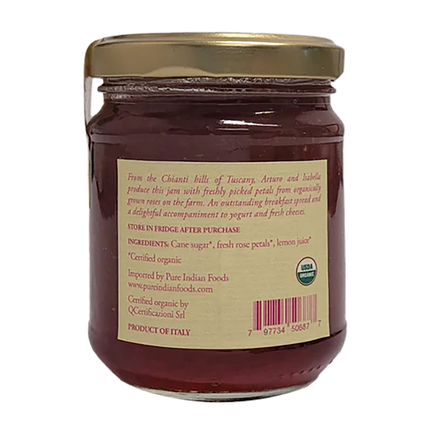 Organic Rose Petal Jam (Gulkand) 7.2 oz