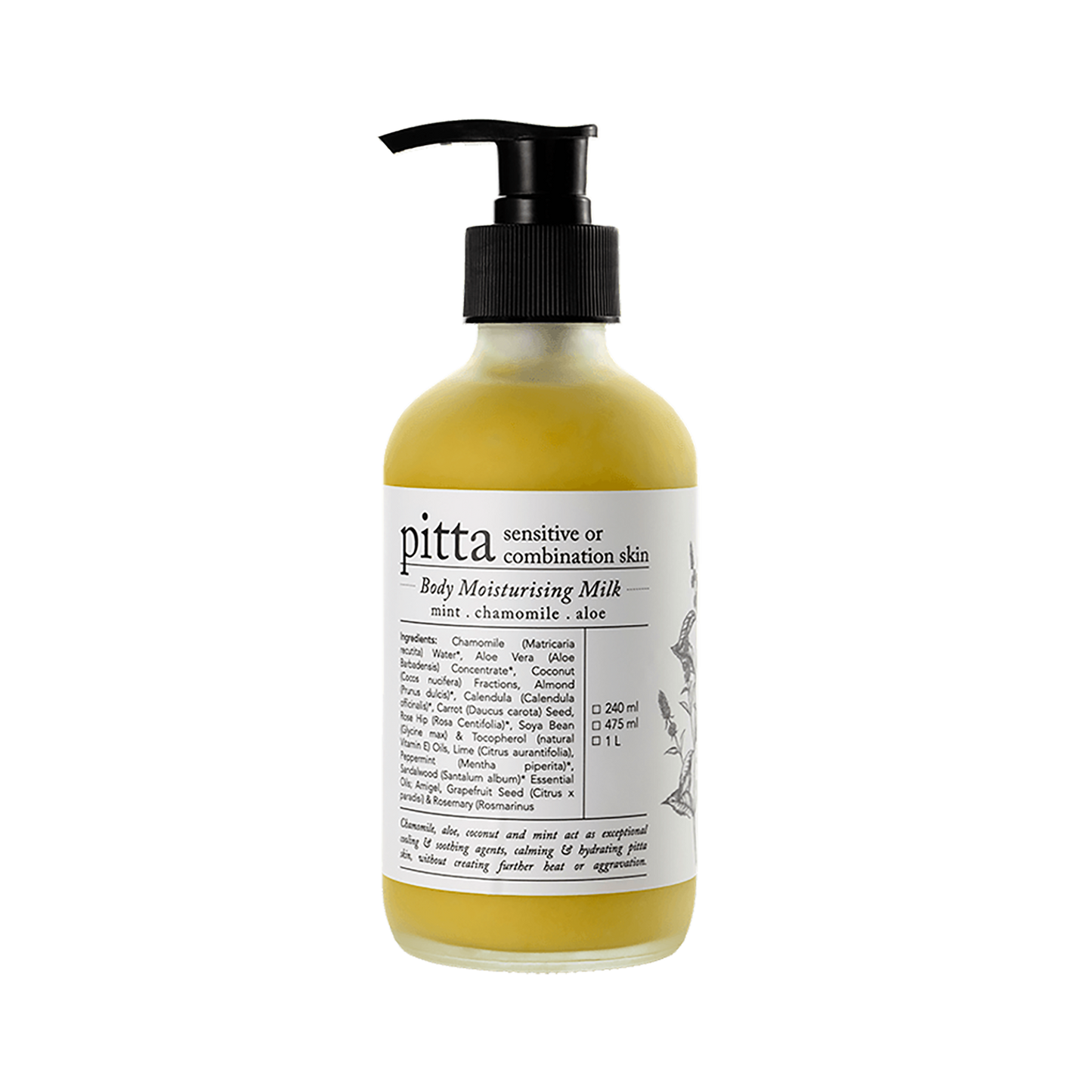 Pitta Body Moisturising Milk