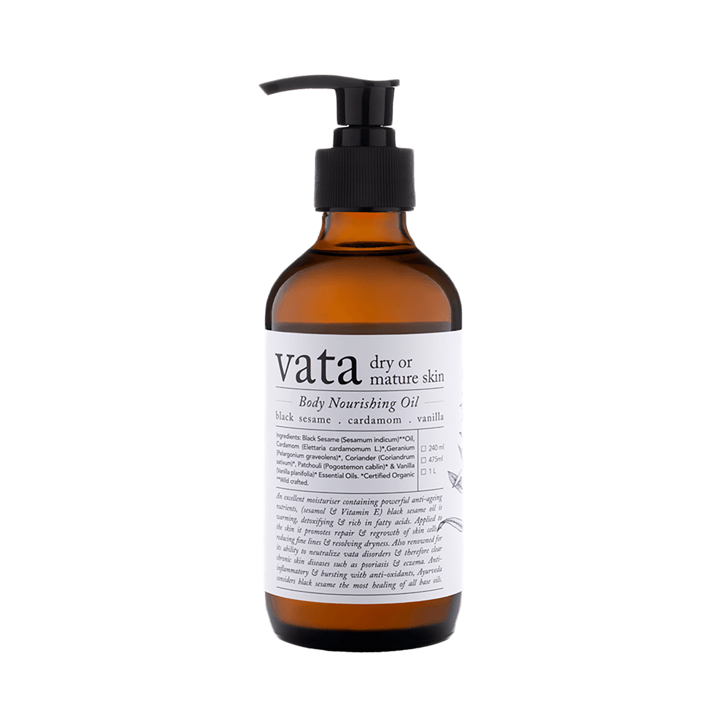 Vata Body Nourishing Oil 240mL