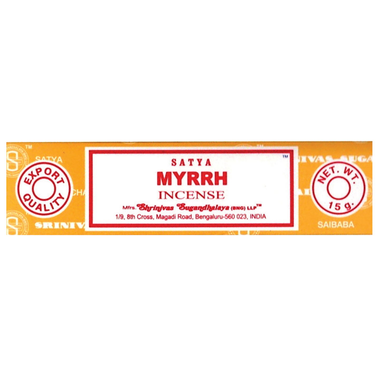 Myrrh Nag Champa Incense