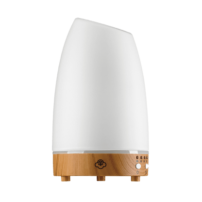 Astro White Small 90 - Glass / Light Wood Base Diffuser