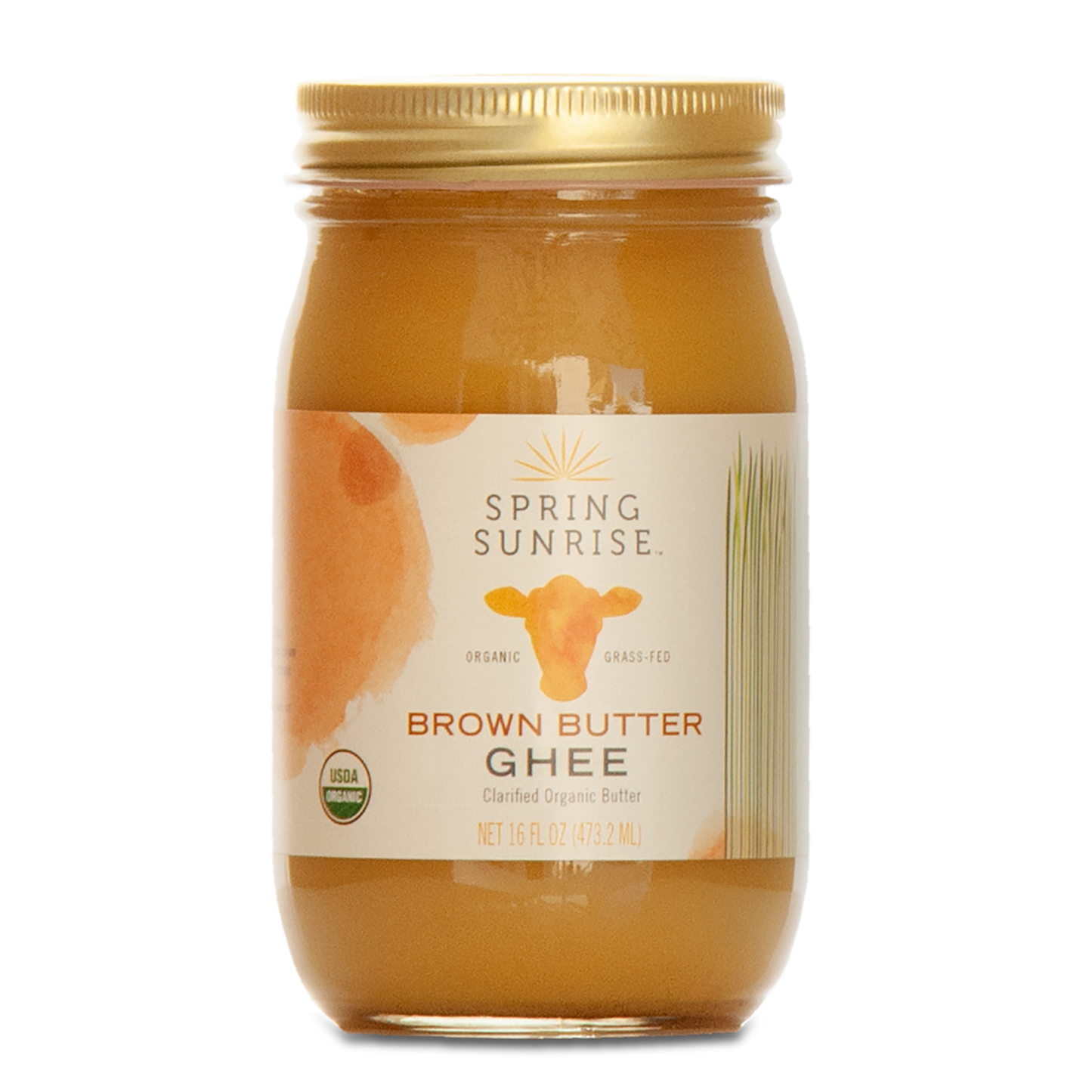 Brown Butter Organic Grass-Fed Ghee