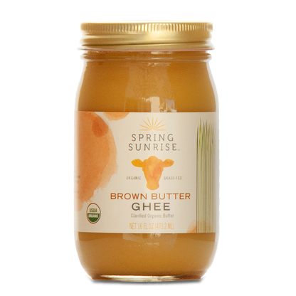 Brown Butter Organic Grass-Fed Ghee