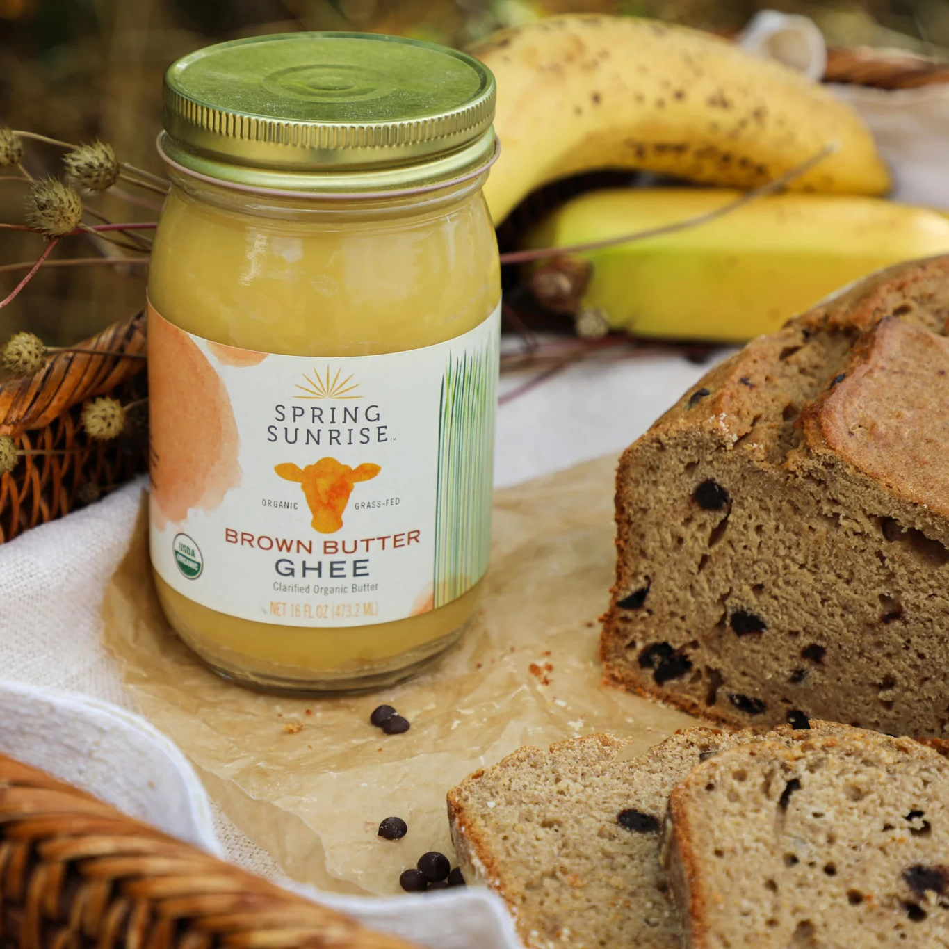 Brown Butter Organic Grass-Fed Ghee