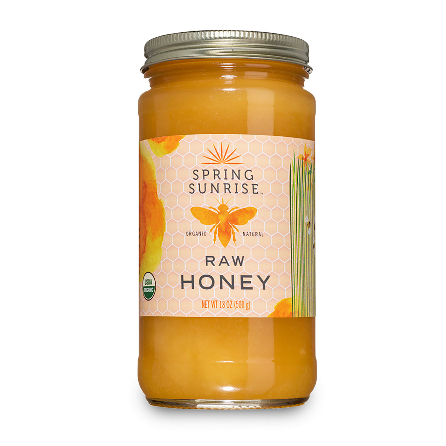 Raw Organic Honey 18oz