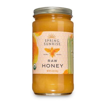 Raw Organic Honey 18oz