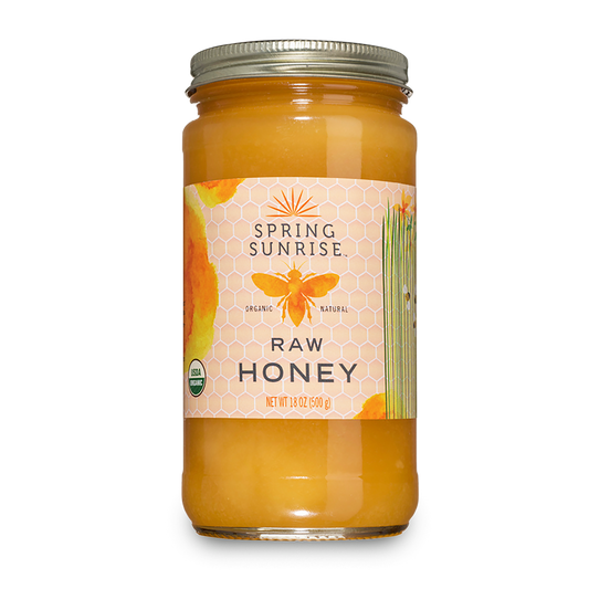 Raw Organic Honey 18oz