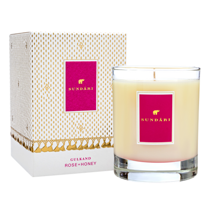 Candle Gulkand: Rose & Honey