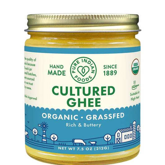 Cultured Ghee, Grassfed and Certified Organic